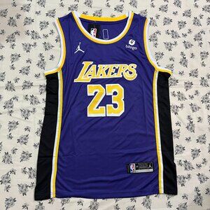 Los Angeles Lakers Lebron James Purple Jersey #23
